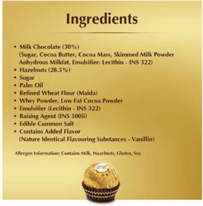 Ferrero Rocher Premium Chocolates 24 Pieces, 300gm - Image 3