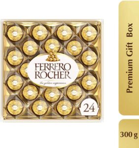 Ferrero Rocher Premium Chocolates 24 Pieces, 300gm